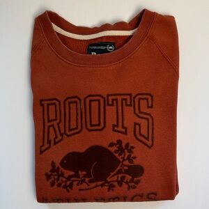 Roots Men's Athletic Rust Crewneck sweatshirt
